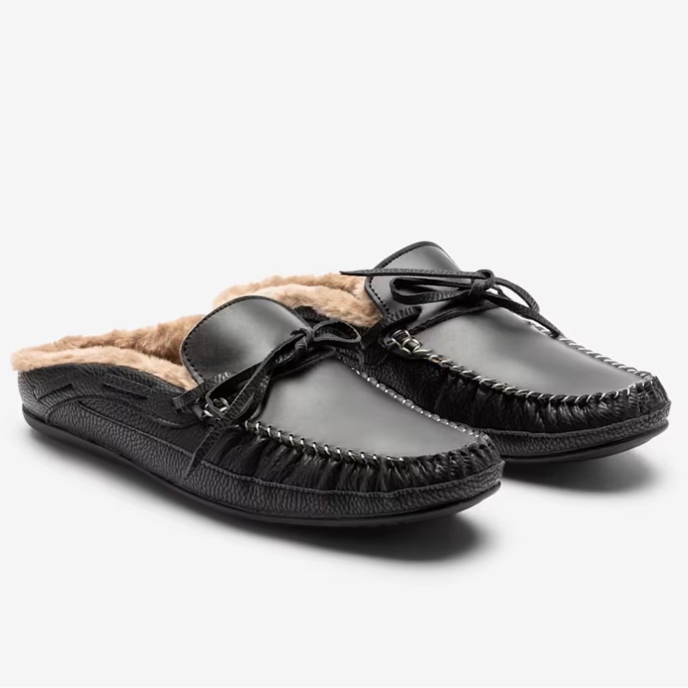 LINE OF TRADE The Grizzly Cabin Slipper | Black 11